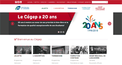 Desktop Screenshot of cegep-lanaudiere.qc.ca